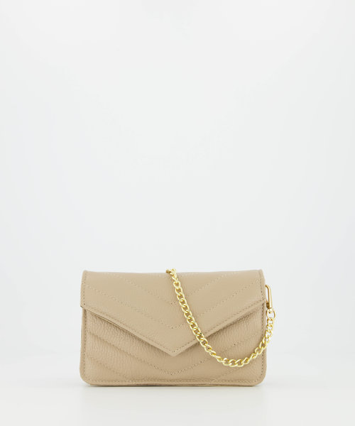 Laurie - Classic Grain - Crossbody bags - Taupe - D05 - Gold