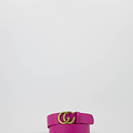 Cecile - Classic Grain - Riemen met gesp - Roze - Fuchsia 2436 - Goudkleurig