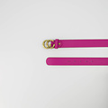 Cecile - Classic Grain - Riemen met gesp - Roze - Fuchsia 2436 - Goudkleurig