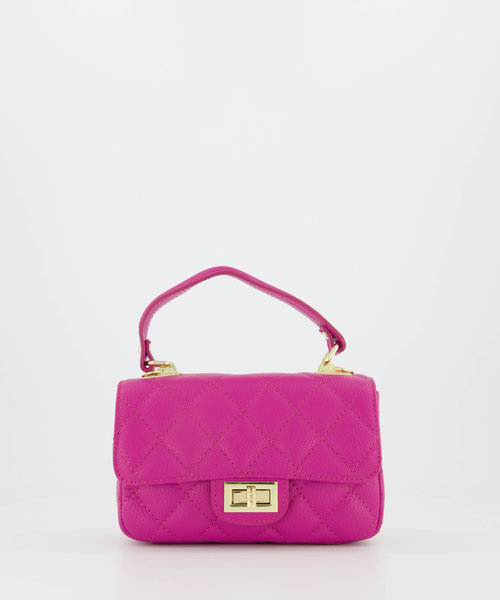 Sandy - Classic Grain - Hand bags - Pink - Fuchsia 2434 - Gold