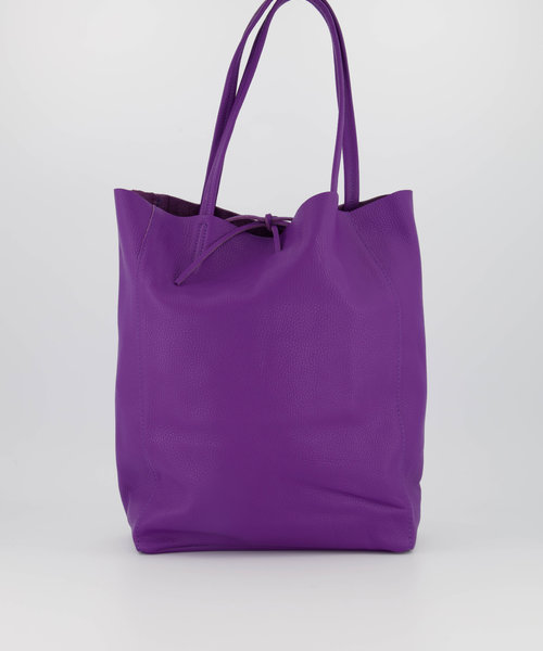 Mia - Classic Grain - Shoulder bags - Purple - 3638 -