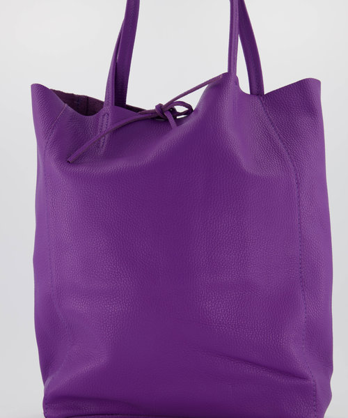 Mia - Classic Grain - Shoulder bags - Purple - 3638 -