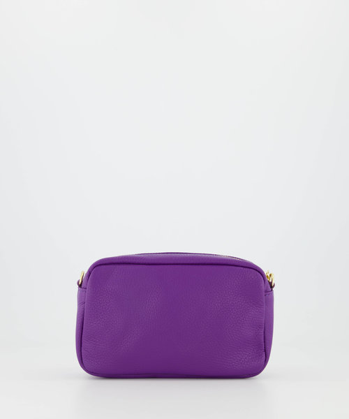 Irene - Classic Grain - Crossbody bags - Purple - 3638 - Gold