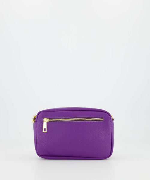 Irene - Classic Grain - Crossbody bags - Purple - 3638 - Gold