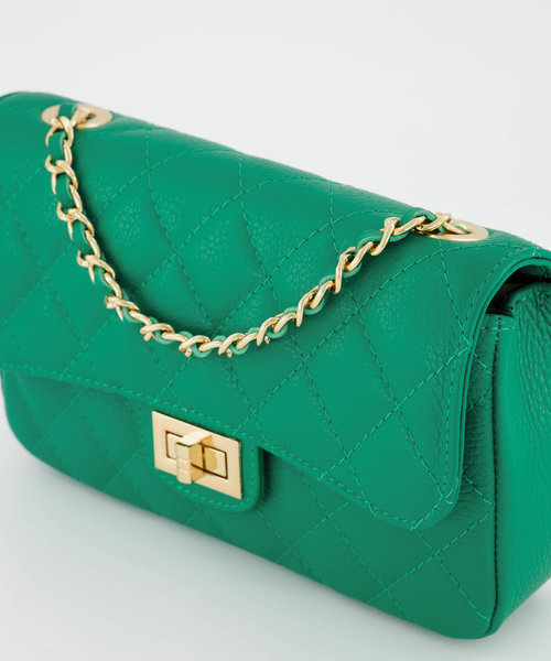 Sophia - Classic Grain - Crossbody bags - Green - 5338 - Gold