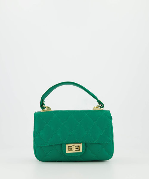 Sandy - Classic Grain - Hand bags - Green - 5338 - Gold