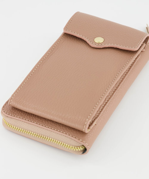 Jackie - Classic Grain - Wallets - Brown - Camel 1226 - Gold