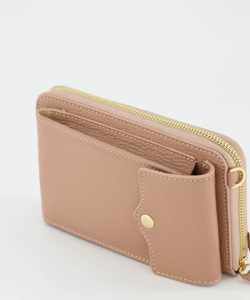 Jackie - Classic Grain - Portemonnees - Bruin - Camel 1226 - Goudkleurig