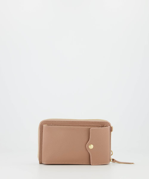 Jackie - Classic Grain - Wallets - Brown - Camel 1226 - Gold