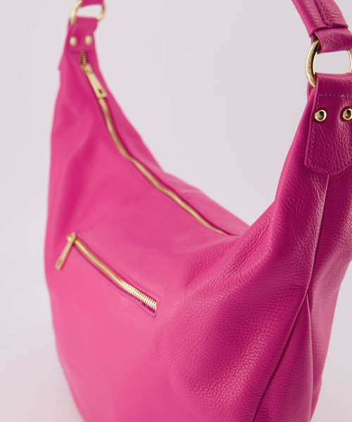 Resa - Classic Grain - Shoulder bags - Pink - Magenta D102 - Gold