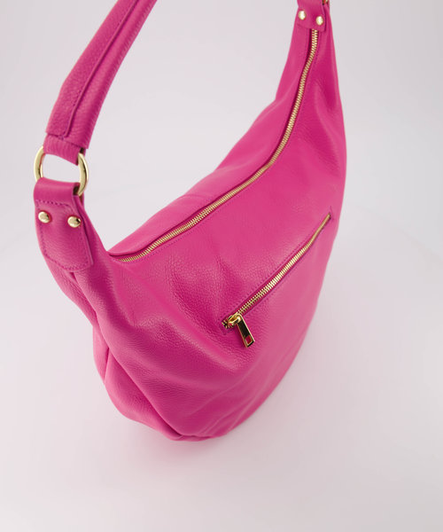 Resa - Classic Grain - Shoulder bags - Pink - Magenta D102 - Gold