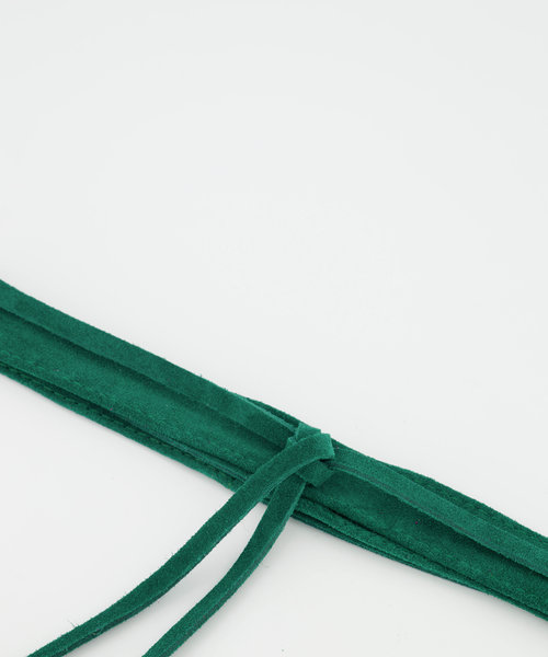 Nadine - Suede - Waist belts - Green - A370 -