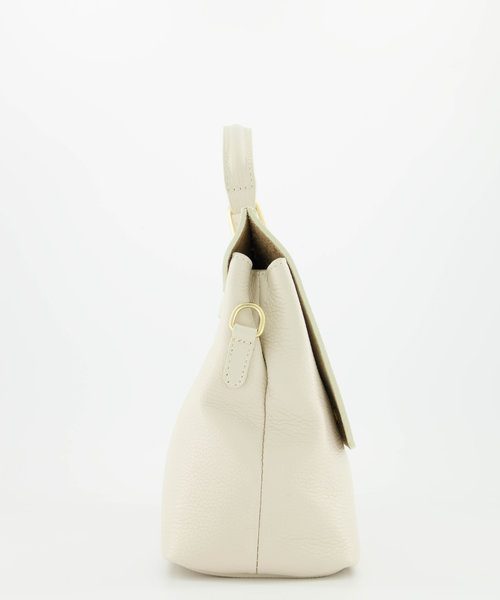 Verona - Classic Grain - Hand bags - White - Ecru D37 - Gold