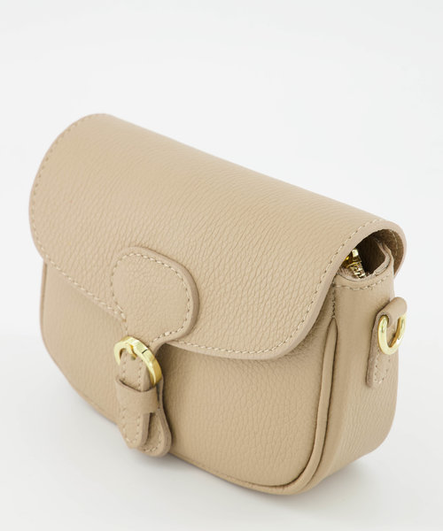 Bobbie Small - Classic Grain - Crossbody bags - Brown - Taupe D05 - Gold