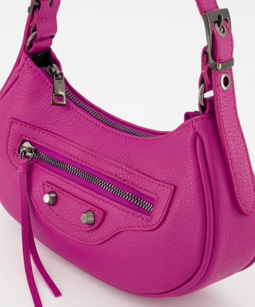 Britt - Classic Grain - Handtassen - Roze - Fuchsia - 2434 - Zwartkleurig
