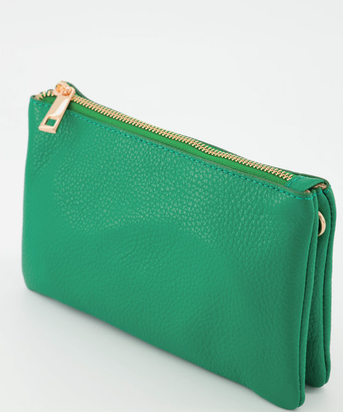 Romy - Classic Grain - Crossbody bags - Green - 5338 - Gold