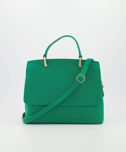 Verona - Classic Grain - Hand bags - Green - 5338 - Gold