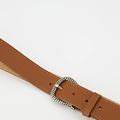 Atra - Sauvage - Belts with buckles - Brown - Cognac - Silver