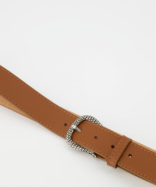 Atra - Sauvage - Belts with buckles - Brown - Cognac - Silver