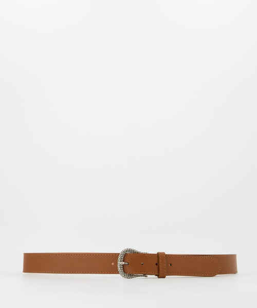 Atra - Sauvage - Belts with buckles - Brown - Cognac - Silver