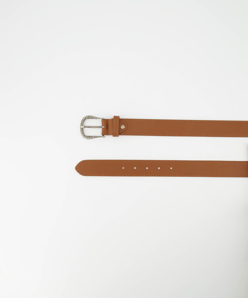 Atra - Sauvage - Belts with buckles - Brown - Cognac - Silver