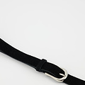 Ava - Suede - Belts with buckles - Black -  - Goudkleurig