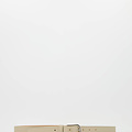 Ava - Classic Grain - Belts with buckles - Taupe -  - Silver