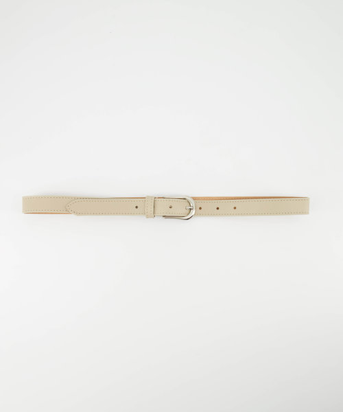 Ava - Classic Grain - Belts with buckles - Taupe -  - Silver