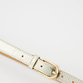 Basic Riem 2,5cm - Classic Grain - Belts with buckles - Gold -  - Gold