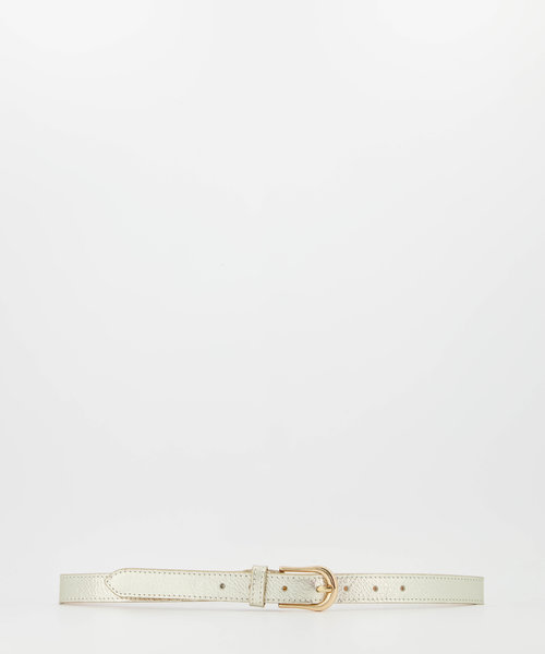 Basic Riem 2,5cm - Classic Grain - Belts with buckles - Gold -  - Gold