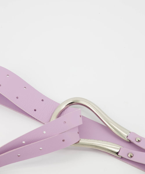 Joyce - Sauvage - Belts with buckles - Purple - Lila - Silver