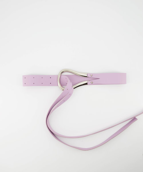 Joyce - Sauvage - Riemen met gesp - Paars - Lila - Zilverkleurig