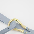 Joyce - Sauvage - Belts with buckles - Blue - Lichtblauw - Gold