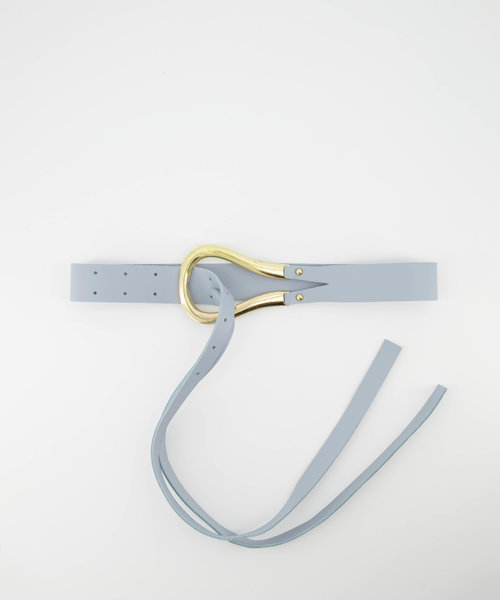 Joyce - Sauvage - Belts with buckles - Blue - Lichtblauw - Gold