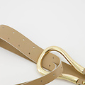 Joyce - Sauvage - Riemen met gesp - Bruin - Camel - Goudkleurig