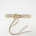 Joyce - Sauvage - Belts with buckles - Brown - Taupe - Gold