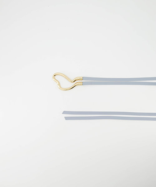 Aimee - Sauvage - Riemen met gesp - Blauw - Lichtblauw - Goudkleurig