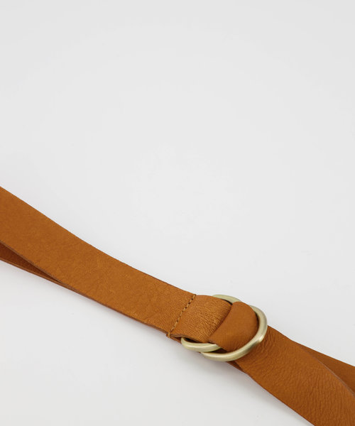 Eve - Sauvage - Wikkelriemen - Bruin - Cognac - Goudkleurig