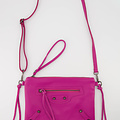 Blake - Classic Grain - Clutch - Pink - Fuchsia 2434 - Black