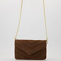 Laurie - Suede - Crossbody bags - Brown - Taupe 24 - Gold