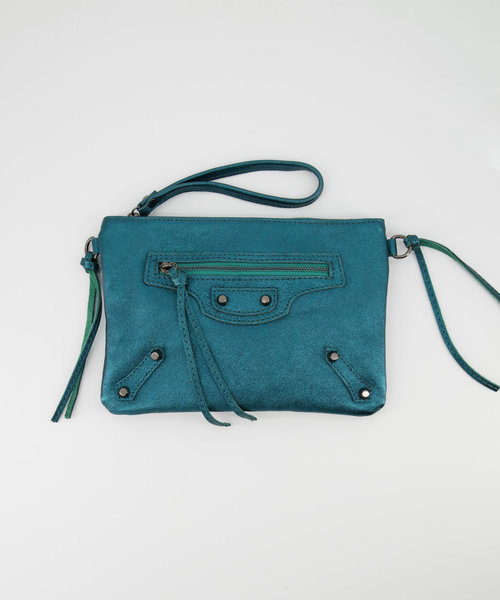 Blake - Metallic - Clutch - Blue - Petrol L535 - Black