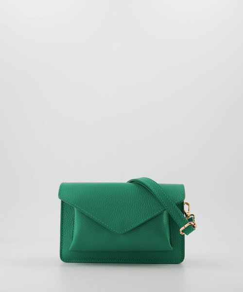 Juul - Classic Grain - Crossbody bags - Green - 5338 - Gold