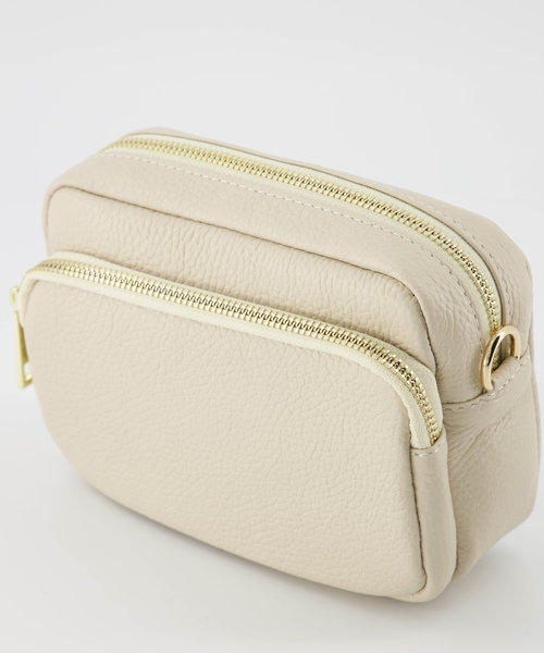 Eliza - Classic Grain - Crossbody bags - Beige - Ecru D37 - Gold