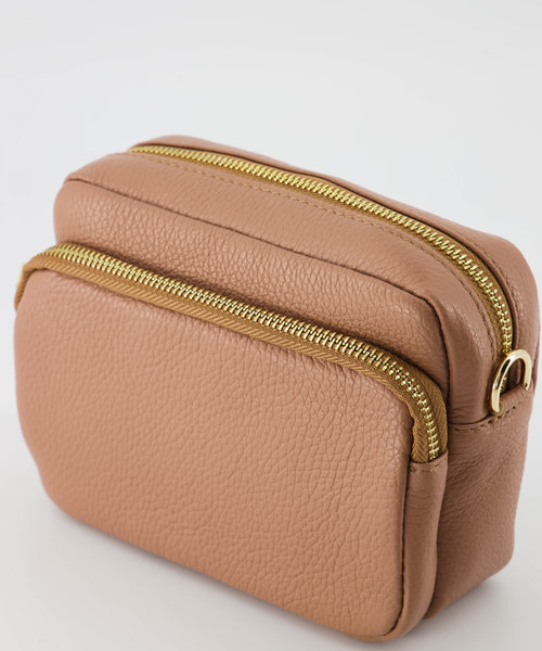 Eliza - Classic Grain - Crossbody bags - Brown - Camel 1226 - Gold