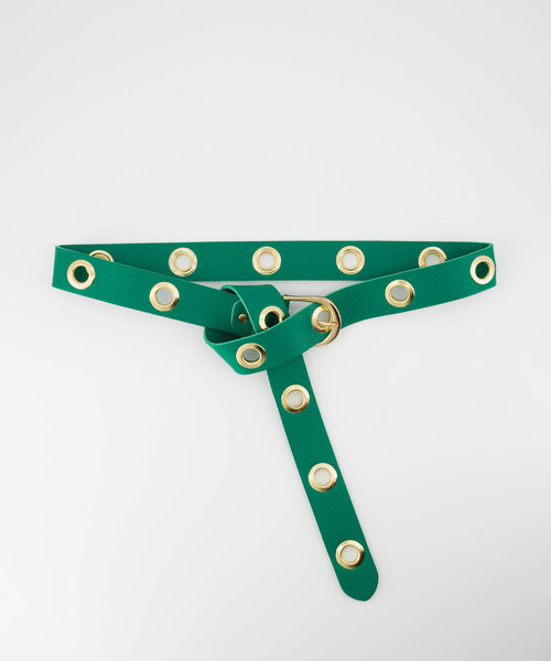 Julie - Belts - Classic Grain - Green - 5338 - ORO