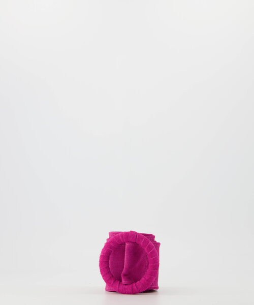 Vera - Suede - Riemen met gesp - Roze - Fuchsia 16 -