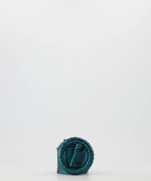 Vera - Metallic - Riemen met gesp - Blauw - Petrol -