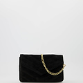 Laurie - Suede - Crossbody bags - Black - 23 - Gold