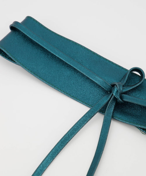 Lily - Metallic - Waist belts - Blue - Petrol L535 -