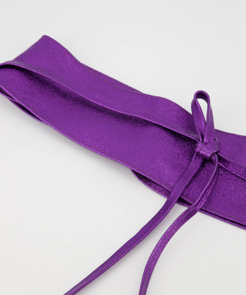 Lily - Metallic - Waist belts - Purple - L540 -